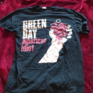 Classic Green Day American idiot T shirt